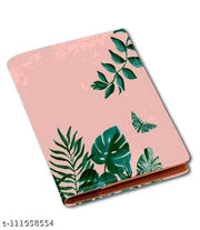 Shoprider Printed Passport Case/Card/Travel Document Holder for Travel Use,Passport Cover Holder Sleeve,Passport Wallet Leather Brown