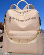 MomsyStore Women Leather Backpacks For Daily Travel Daypacks
