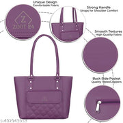 ZOOT 24 Purple Empress UltraSoft Diamond-Stitch Premium Fashion Carryall