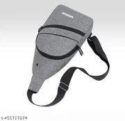 Fashionable Cross Body Bag for Men, women Stylish Shoulder Bag Chest Bags for travel CHEST BAG (Grey)