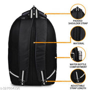 casual laptop bag /backpack for coaching college and school (boys & girls) (black)