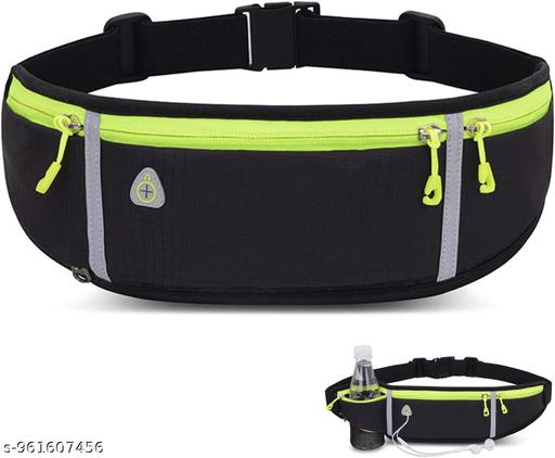 Running Belt Waist Pack for Men & Women | Waterproof Sports Waist Bag with Dual Zipper Pockets, Reflective Strips & Adjustable Strap for Running, Jogging, Cycling, Gym & Travel