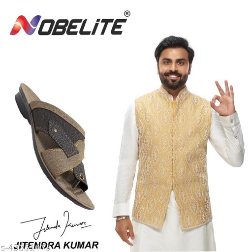 New Flip-Flop & Sllipers for Men Slip-On (Beige)