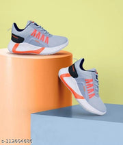 Sports shoes for Children Boys grey whit sneakers for children