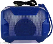 A005 Megabass Wireless Bluetooth V4.2 Speaker with SD/USB/AUX & FM Support Compatible for All Devices (Blue Colour)