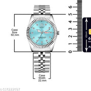 Legacy Series Stainless Steel Day and Date Functioning | Stylish Chain | Quartz Analog Watch for Boys/ Men