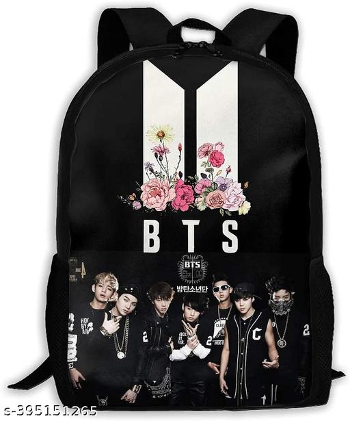 SCHOOL COLLEGE GIRLS BACKPACK KOREAN HERO PRINTED WATERPROOF BAG
