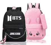 Printed School Backpack for Girls | Stylish and Trendy Casual Backpack Combo pack of