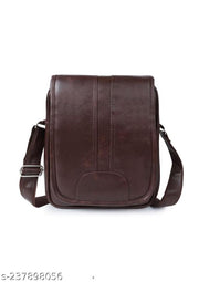FLY Boyz Trendy /Classy Leather Sling Bag for Men / Multipurpose Crossbody Bag / Travel Bag with Adjustable Strap