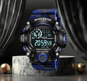 Fashion Cool men's sports watch for men Luminous Waterproof Digital Watch Electronic Clock Military male Watches Smart Watch Men Compass World Time Sport Watches Count Digital Wirstwatch Digital Watch - For Boys