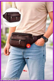 Men’s Premium Multi-Pocket Waist Bag | Crossbody Belt Bag | Travel & Daily Use