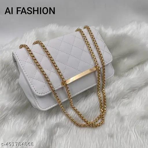 Sling bag | Women's Pu Formal Casual Stylish Shoulder Crossbody Sling Handbag With Double-handle Non-Detachable strap For Women & Girl
