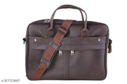 swastik voguish stylish lether mens brown messanger  bag