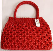 Rosy Red Hand Held Bag