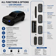 Car Shaped Bluetooth Speaker Wireless Portable Speaker with TF Card USB Playback Type-C Charging High Quality Sound Music Speaker