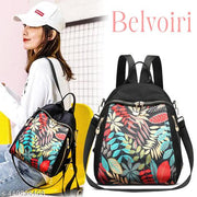 New Stylish Jungle Printed Edition Backpack for Women/Girls- College Travel Casual Use