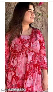 Veer Balaji New printed and embroidered kurta fow women
