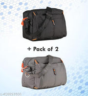 Men & Women's Cross Body Travel Sling Bag || Polyster Sling Bag || Cross Body Utility || Travel Bag || Office Business Messenger Bag || One Side Shoulder Bag for Men and Women Unisex || (Pack Of 2)