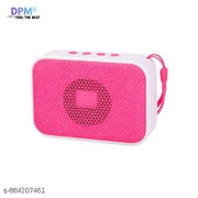 DPM Portable Bluetooth Speaker with Mic, Deep Bass Sound, RGB Glow, Multi Device Support