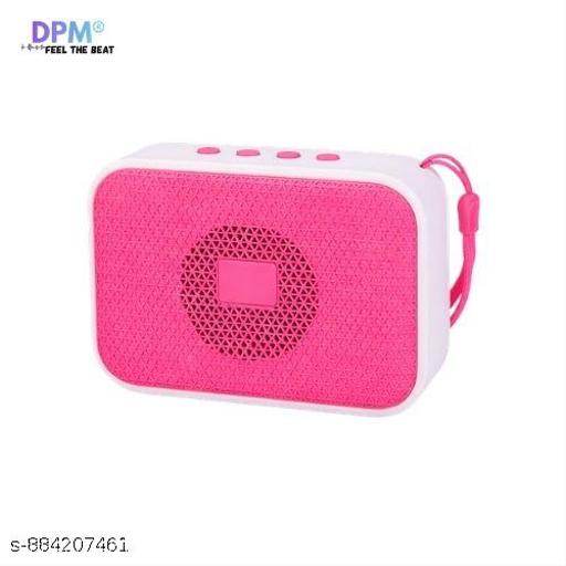 DPM Portable Bluetooth Speaker with Mic, Deep Bass Sound, RGB Glow, Multi Device Support
