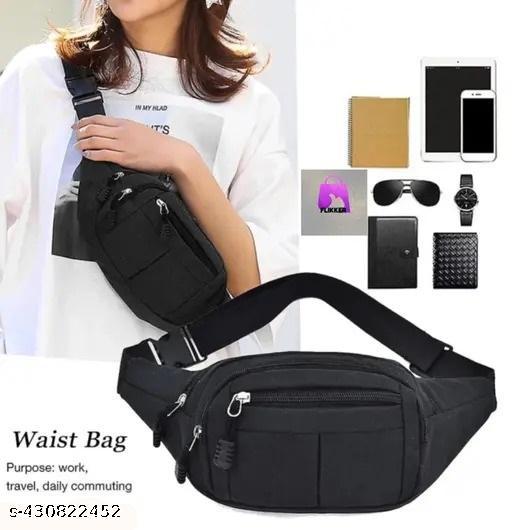 Waist Bag For Men's And Women's || Men's Casual Waist Bag || Stylo Men's Waist Bags || Unisex Waist Bag || Kamar Bag  For Unisex