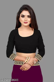 New Trending Plain Maroon Georgette Saree For Partywear