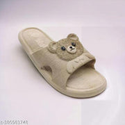 Women's Home Flip-Flops & Slippers Summer Indoor Bath Couple Bathroom Non-slip Unisex Sandals and Slippers Cute Teddy Flip Flops || Daily wear || Casual Wear ||