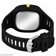 Square Watch with King Bracelet for Boys & Men Watch