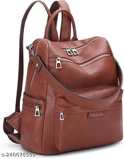 Backpack Purse for Women Convertible Travel Vintage PU Leather Shoulder Bag