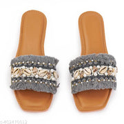 Youth Fashion Women's  Slipper Trendy Flats Casual Comfortable Footwear for Ladies