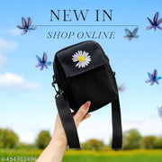 MessengerBag-Black Sling Bag  (Black, 1.5 L)