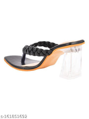 Women Black Heels Sandal
