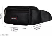 Men's Black Waist Bag || Men's Casual Waist Bag || Stylo Men's Waist Bags || Unisex Waist Bag