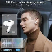 Airpro True Wireless Bluetooth Earphones with 30 Hours Playtime & Compatible for all Smartphones (White) + Mini Bluetooth Speaker Any Random Colour - COMBO