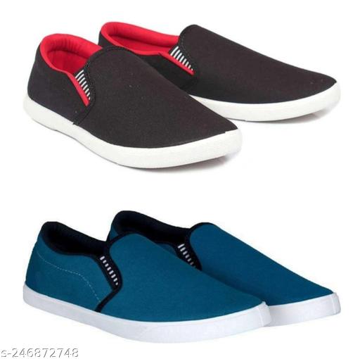 Exclusive Range of Stylish Comfortable Sports Sneakers Running Shoes. Sneakers For Men pack of 2