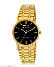 Mont Club Golden Watch For Men's