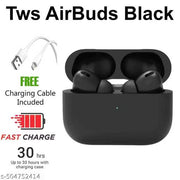 Tws Earbud Pro, Black AirPro, Wireless Bluetooth, Headphones Earbuds With Best Quality Wireless Bluetooth Headphones & Earphones Touch HD Mic