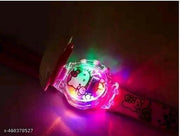 Digital Watch A1 QUALITY - For Boys & Girls 3D Action Figure Hello Kitty pink Face Based Toy Design Digital Glowing Watch with Disco Music and Blinking Lights for Kids | for Boys &Girls- Good Birthday gift
