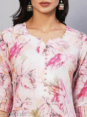 Cotton Printed Kurta Set For Women (Combo of 2 )