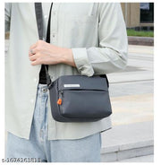 FLEXONI Crossbody Sling Bag, Water-, Scratch-Resistant, Anti-Wrinkle, High-Density Nylon, Adjustable Strap, Multiple Compartments, 22x16x8 CM