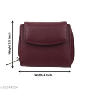 Wildauk 
Women Maroon Artificial Leather Wallet  (5 Card Slots)