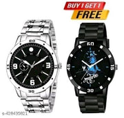 Rishtey Men style Boys Hand Watch Classy Men Analog Casual Silver Stainless Steel Analog Watch