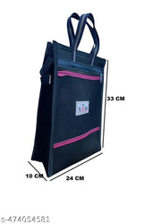 STLYZ Big Heavy Duty Daily Use OFFICE, TUITIONBag/Shopping Bag/Lunch (THELA) Canvas Tote for Vegetable and Groceries Bag - (35x25x10 cm)