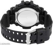 Multicolor Digital Watch ALL MULTI-FUNCTION AVAILABLE ( DATE / TIME / ALARM / LIGHT / DAY ) Illuminated Display Sports Digital Multicolor Dial Black Silicon Strap Men's Watch sporst Watch For Men Boys Watch