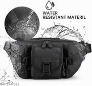 Black waist bag