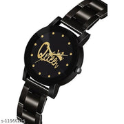 HRV Crystal 3D Glass Couple Theme Girls Wrist Analog Watch