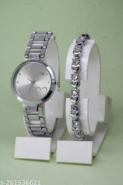 Buy 1 Get 1 Free-Best Selling Trending Metal Analog Watches for Women Ethnic Cosmic Bracelet for Girls Analog Watches