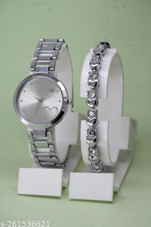 Buy 1 Get 1 Free-Best Selling Trending Metal Analog Watches for Women Ethnic Cosmic Bracelet for Girls Analog Watches