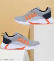 FITLER Unisex Boy and Girls Stylish Sport, Running Shoe, Casual Shoes Grey