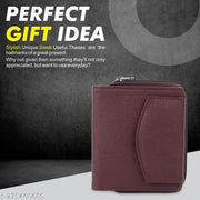 SAMTROH Girls Travel, Trendy Brown Artificial Leather Wallet (6 Card Slots)